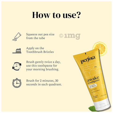 Perfora Awake Toothpaste Lemon Mint image Perfora Awake Toothpaste Lemon Mint image
