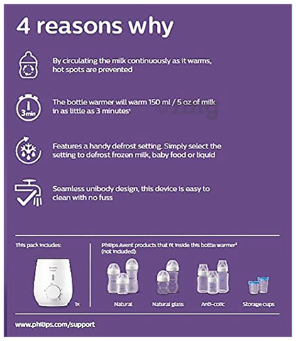 Avent bottle best sale warmer defrost