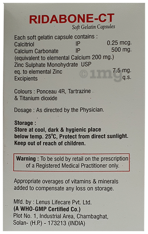 Ridabone-CT Soft Gelatin Capsule