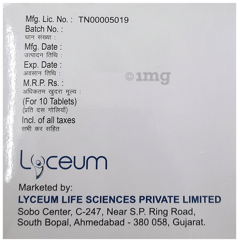 Lycefoxim Tablet image