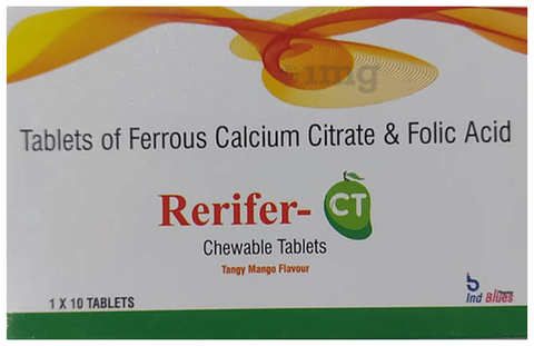 Rerifer-CT Chewable Tablet Tangy Mango 1