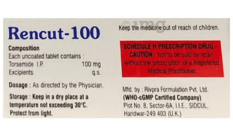 Rencut 100 Tablet image