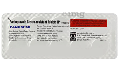 Panum 40 Tablet image Panum 40 Tablet image