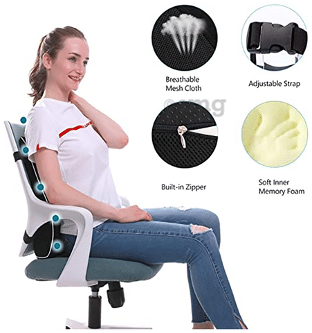 office chair back support cushion
