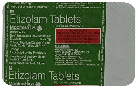 Macfresh 0.25 Tablet image