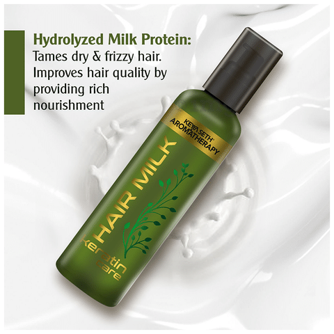 Keya Seth Aromatherapy Hair Milk Keratin Care: Buy pump bottle of 120 ml Liquid at best price in India | 1mg Keya Seth Aromatherapy Hair Milk Keratin Care: Buy pump bottle of 120 ml Liquid at best price in India | 1mg