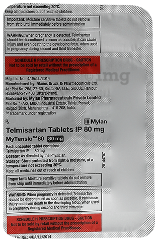 Mytenslo 80 Tablet image Mytenslo 80 Tablet image