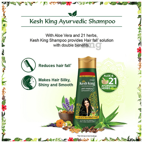 Kesh King Scalp  Hair Medicine Anti Hairfall Shampoo Buy Kesh King Scalp   Hair Medicine Anti Hairfall Shampoo Online at Best Price in India  Nykaa