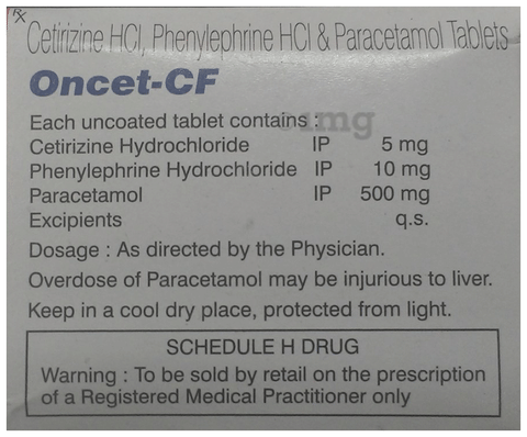 Oncet-CF  Tablet image