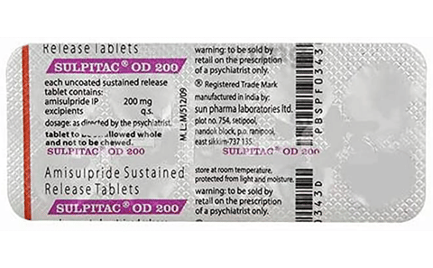 Sulpitac OD 200mg Tablet image Sulpitac OD 200mg Tablet image