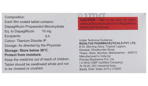 Dapaclan 10 Tablet image