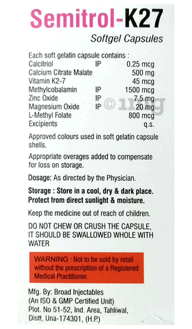 Semitrol-K27 Softgel Capsule image