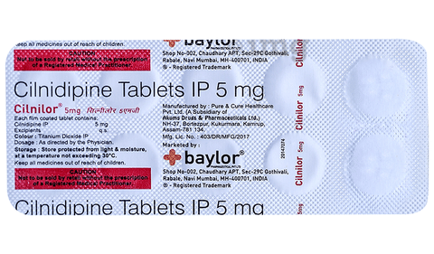 Cilnilor 5mg Tablet image