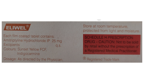 Eliwel 25mg Tablet image