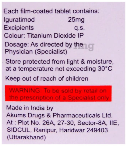 Igurati 25mg Tablet image