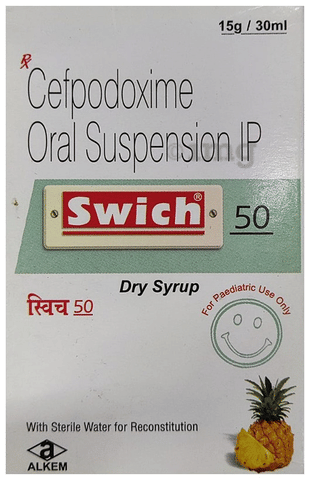 Swich 50 Dry Syrup Pineapple image