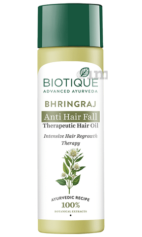 Biotique Bio Bhringraj Therapeutic Oil: Buy bottle of 120 ml Oil at best  price in India | 1mg
