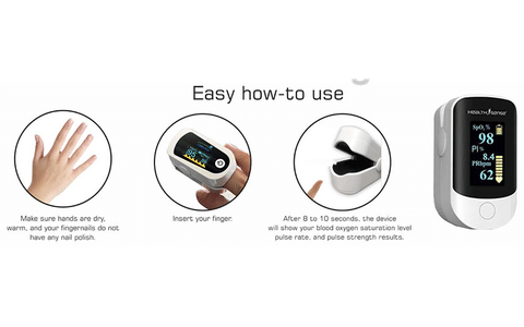 Ethix Pulse Oximeter Fingertip White image