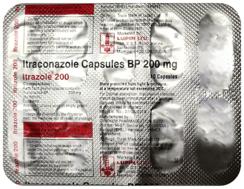 Itrazole 200 Capsule image Itrazole 200 Capsule image