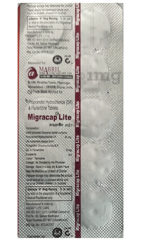 Migracap Lite Tablet SR image