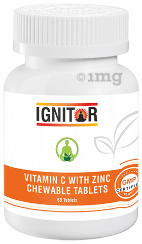 Ignitor Vitamin C With Zinc Chewable Tablet Buy Bottle Of 60 Chewable Tablets At Best Price In India 1mg