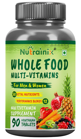 Nutrainix Whole Food Multi-Vitamin Vegetarian Tablet: Buy ...