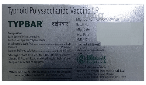 Typbar-PFS Vaccine image