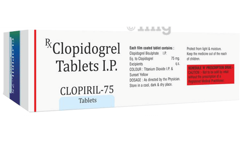 Clopiril 75 Tablet image Clopiril 75 Tablet image