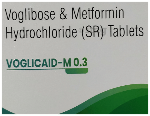 Voglicaid-M 0.3 Tablet SR image Voglicaid-M 0.3 Tablet SR image