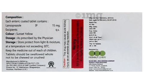 M Lanz 15mg Capsule image M Lanz 15mg Capsule image