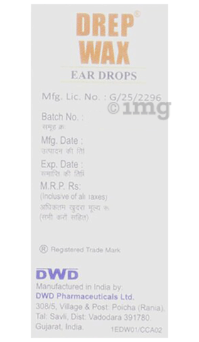 Drep Wax Ear Drop image