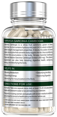 Nirvasa Garcinia Cambogia Capsule: Buy bottle of 60 capsules ...