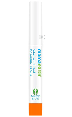 Mamaearth Vitamin C Tinted 100% Natural Lip Balm: Buy Roll-on bottle of 2.0  gm Balm at   in India | 1mg