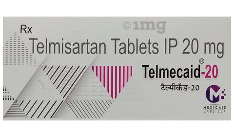 Telmecaid 20mg Tablet image Telmecaid 20mg Tablet image