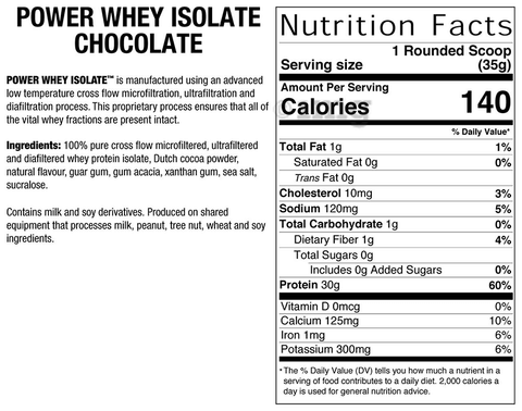 BioX Chocolate Power Whey Isolate image BioX Chocolate Power Whey Isolate image