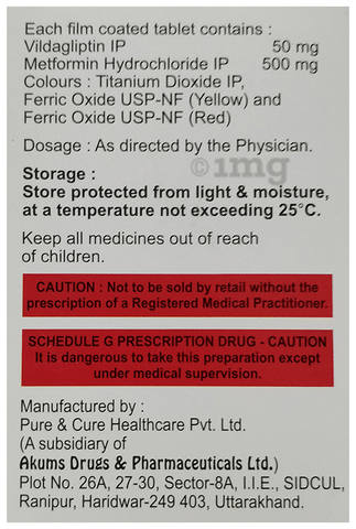 Vildip-M50 Tablet image