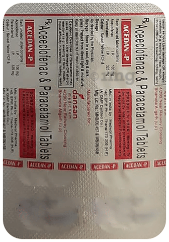 Acedan-P Tablet image