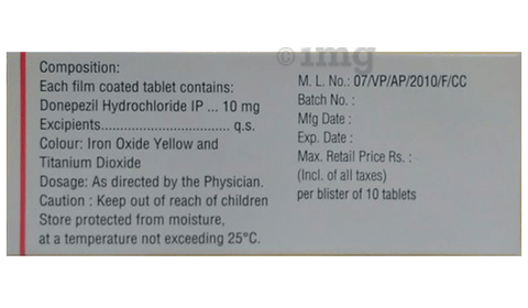 Aricep 10 Tablet image
