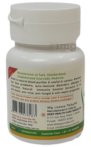 Deep Ayurveda Neem Extract Based Capsule image