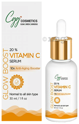 CGG Cosmetics Glow Boost Vitamin C Serum: Buy bottle of 30 ml Serum at best  price in India | 1mg