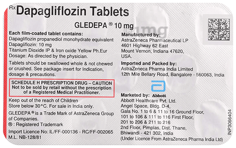 Gledepa 10mg Tablet image Gledepa 10mg Tablet image