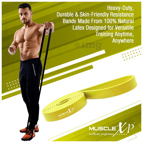 Buy MuscleXP DrFitness+ Resistance Band Complete Set, 5 Color