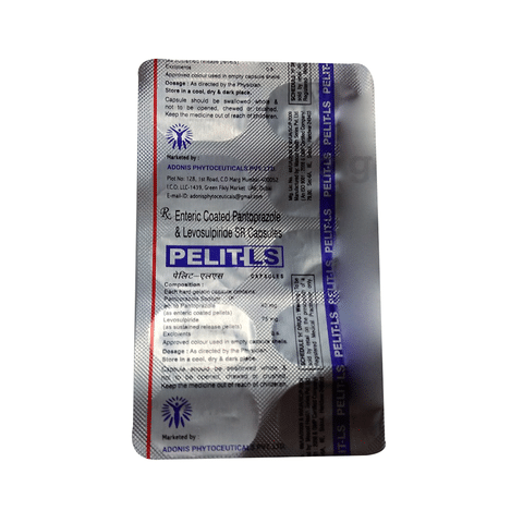 Pelit-LS Capsule SR: View Uses, Side Effects, Price and Substitutes | 1mg