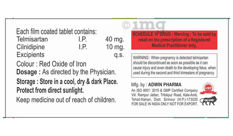 Cinicare-T 40 Tablet image Cinicare-T 40 Tablet image