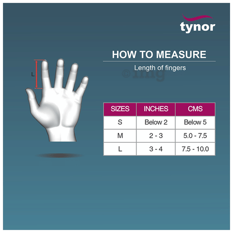 Tynor F-02 Finger Cot Splint Small: Buy packet of Unit at best