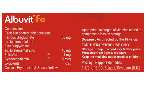 Albuvit-Fe Tablet image