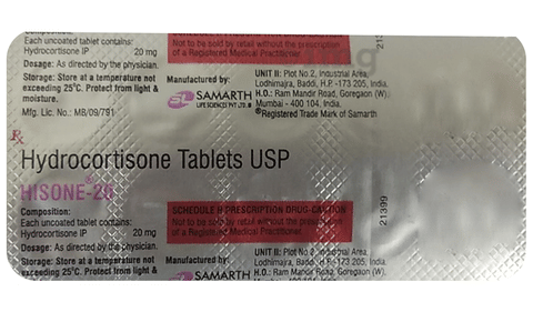 Hisone 20mg Tablet image