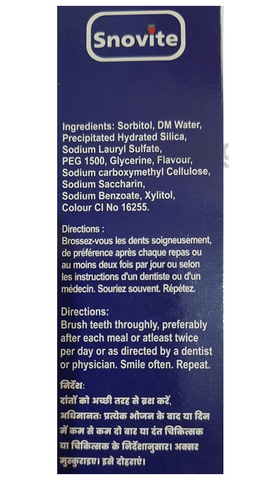 Snovite Toothpaste image