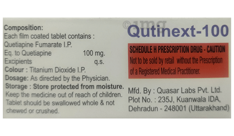 Qutinext 100 Tablet image