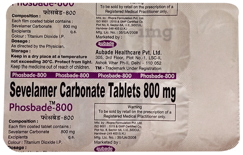 Phosbade 800 Tablet image Phosbade 800 Tablet image